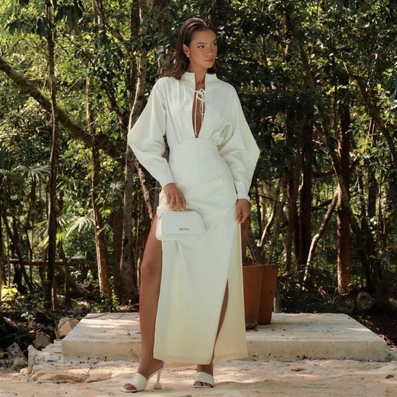 Andrea Iyamah Lino Body Suit and Corset Skirt - Picture 3 of 8